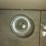 Cut crystal carafe with original stopper