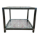Table basse, d'appoint en métal chromé et verre, 1970