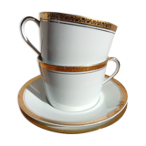 Duo of porcelain tea cups