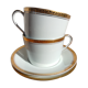 Duo de tasses à thé en porcelaine
