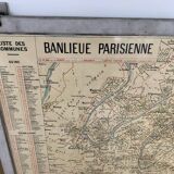 Poster Map of Paris