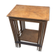 Pull-out tables old marquetry