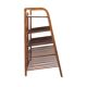Scandinavian beech magazine rack, Sweden, 1960