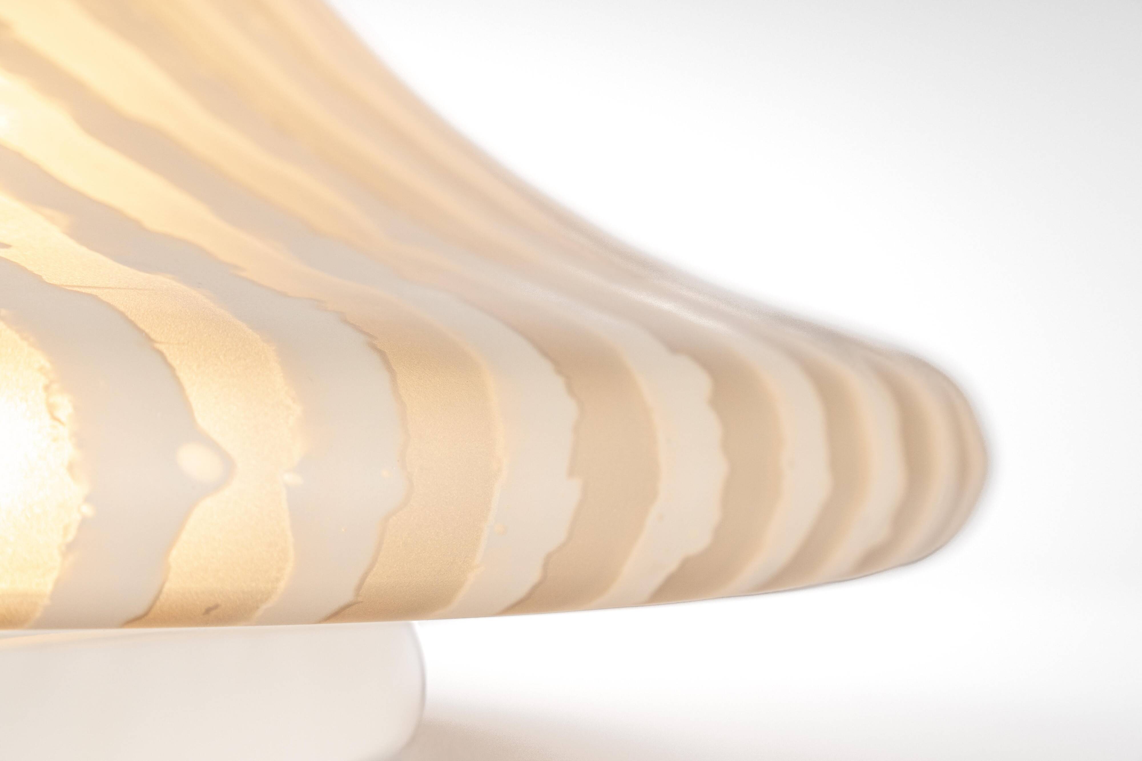 Magnificent glass ceiling light by Peill & Putzler, Germany, 1970s.
