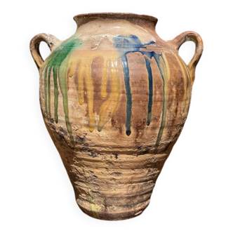 Terracotta pot jar