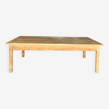 Very large oak farm table