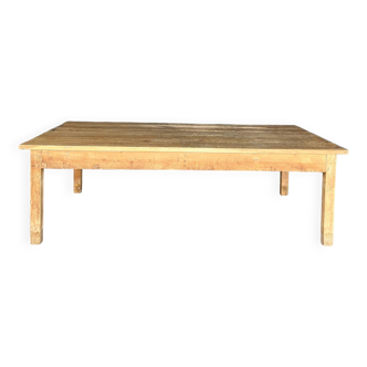 Very large oak farm table
