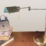 Lampe de table Relco Milan Italy avec bras articulé en laiton par Gianfranco Frattini, années 70