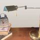 Relco Milan Italy table lamp with articulated brass arm by Gianfranco Frattini, 1970s