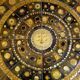 Large Round Ceramic Art tiled coffee table by Renate Rhein, Germany 1960s