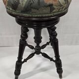 Antique adjustable piano stool – Napoleon III period, late 19th century