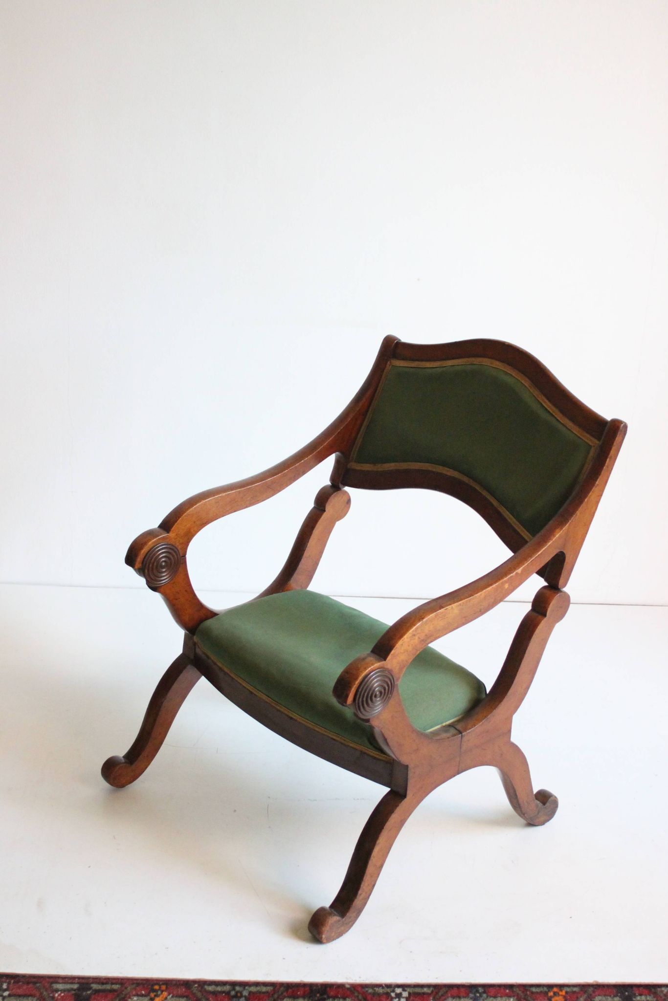 Tabouret et chaise de prière transformables victoriens pour prie-Dieu