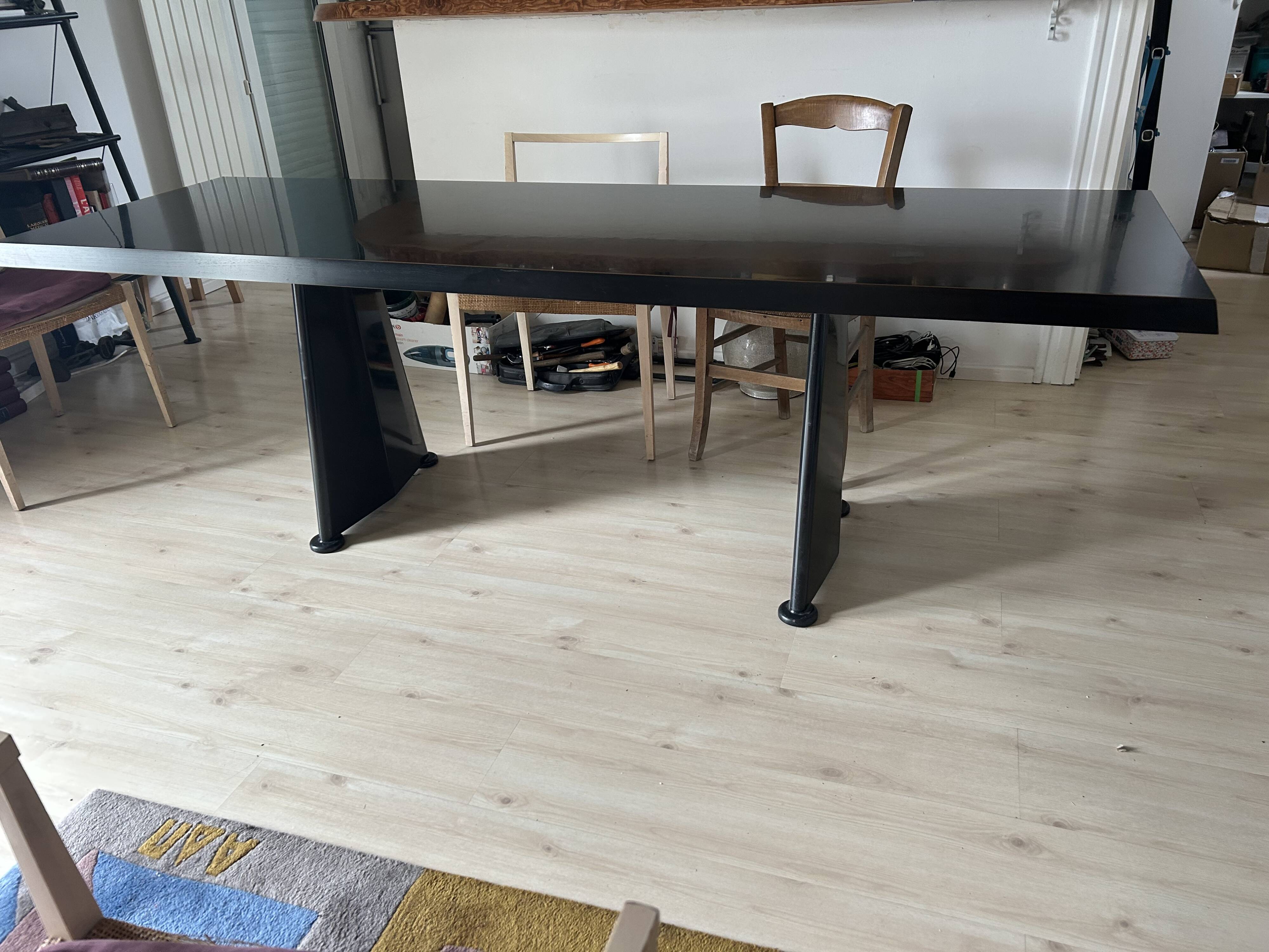 Dining table in the style of Jean Prouvé.