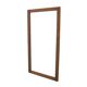 Miroir scandinave en palissandre, Fröseke, Suède, 1960 - 120x64cm