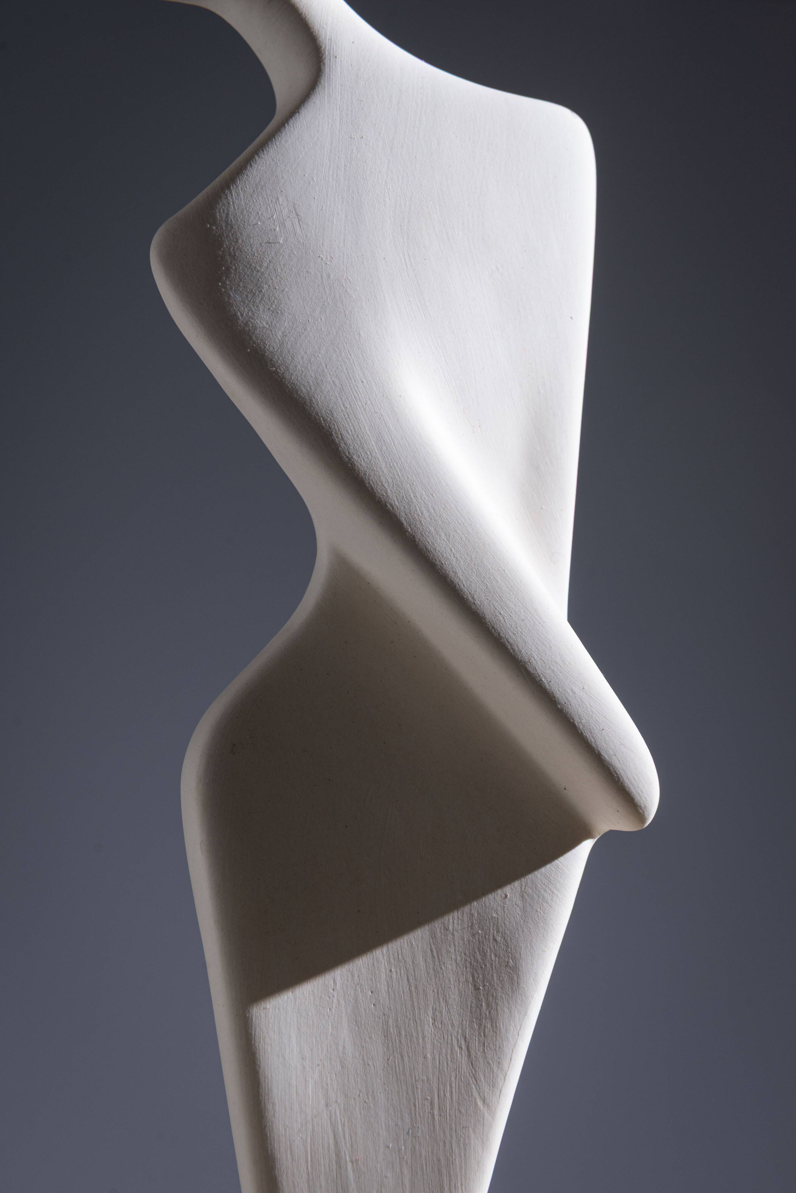 Elegant minimalistic abstract sculpture