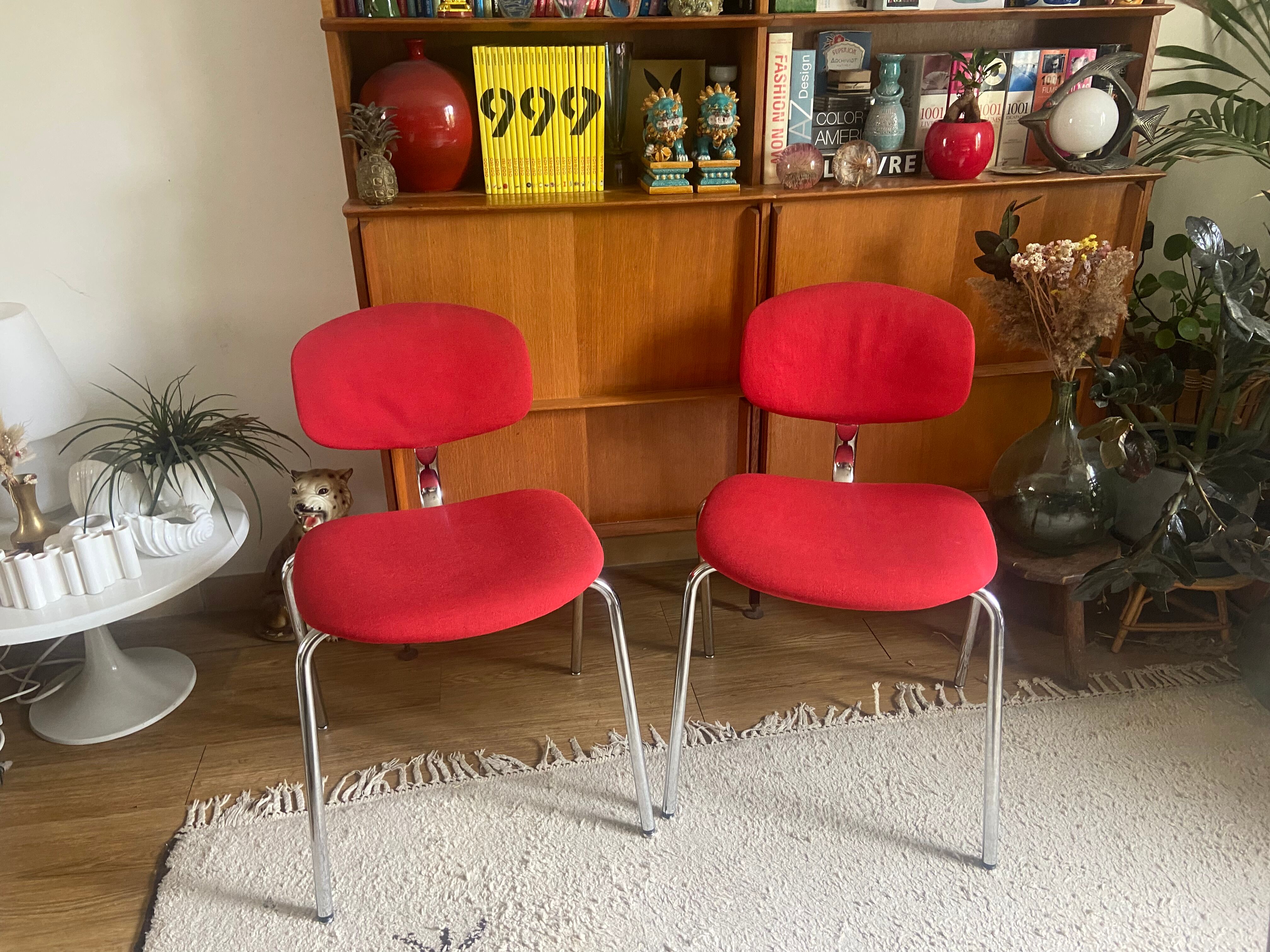 Vintage Steelcase Strafor Chair Pair