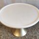 White and gold "tam tam" coffee table – 60s/70s