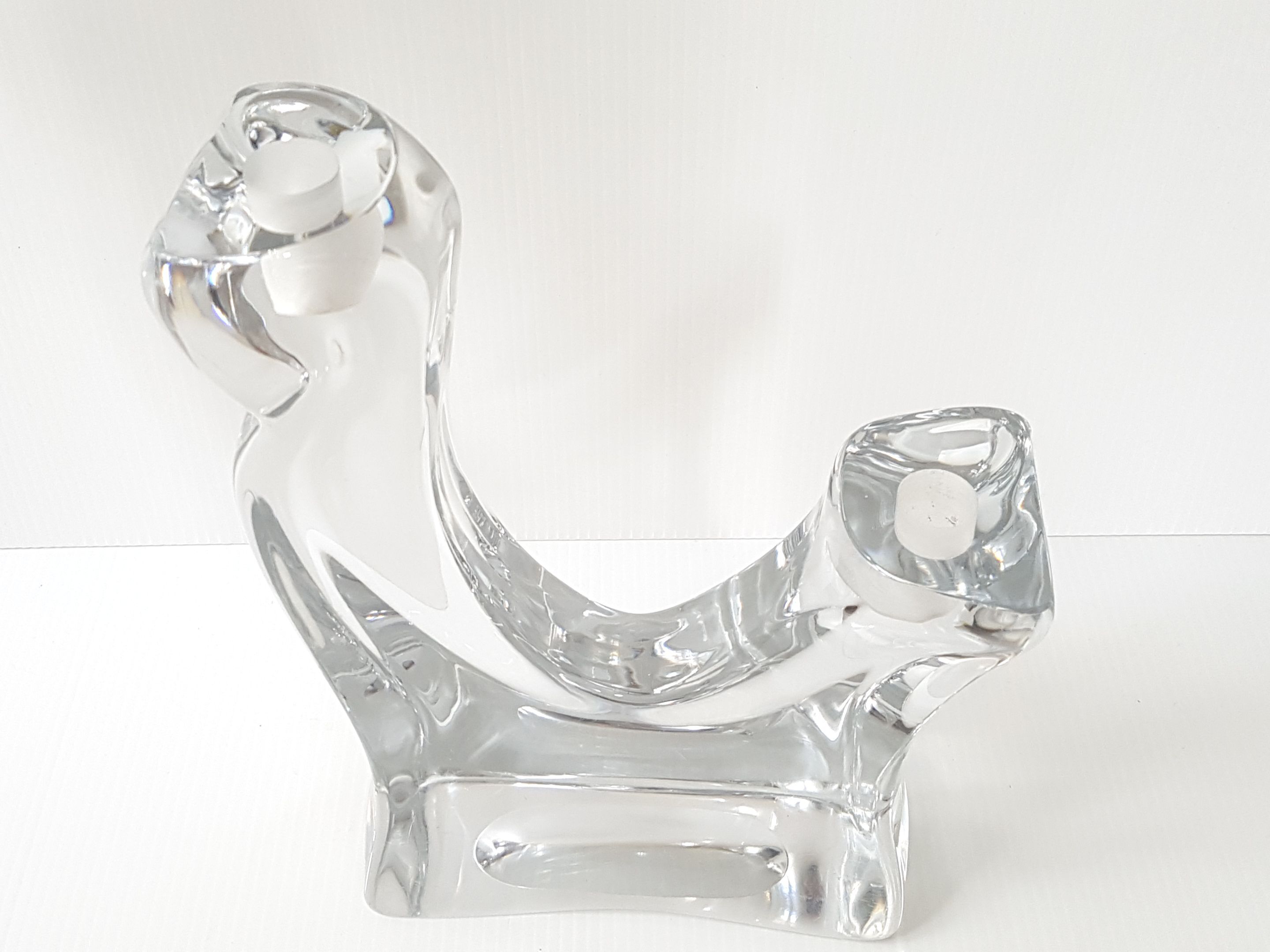 1970 vintage Crystal candlestick