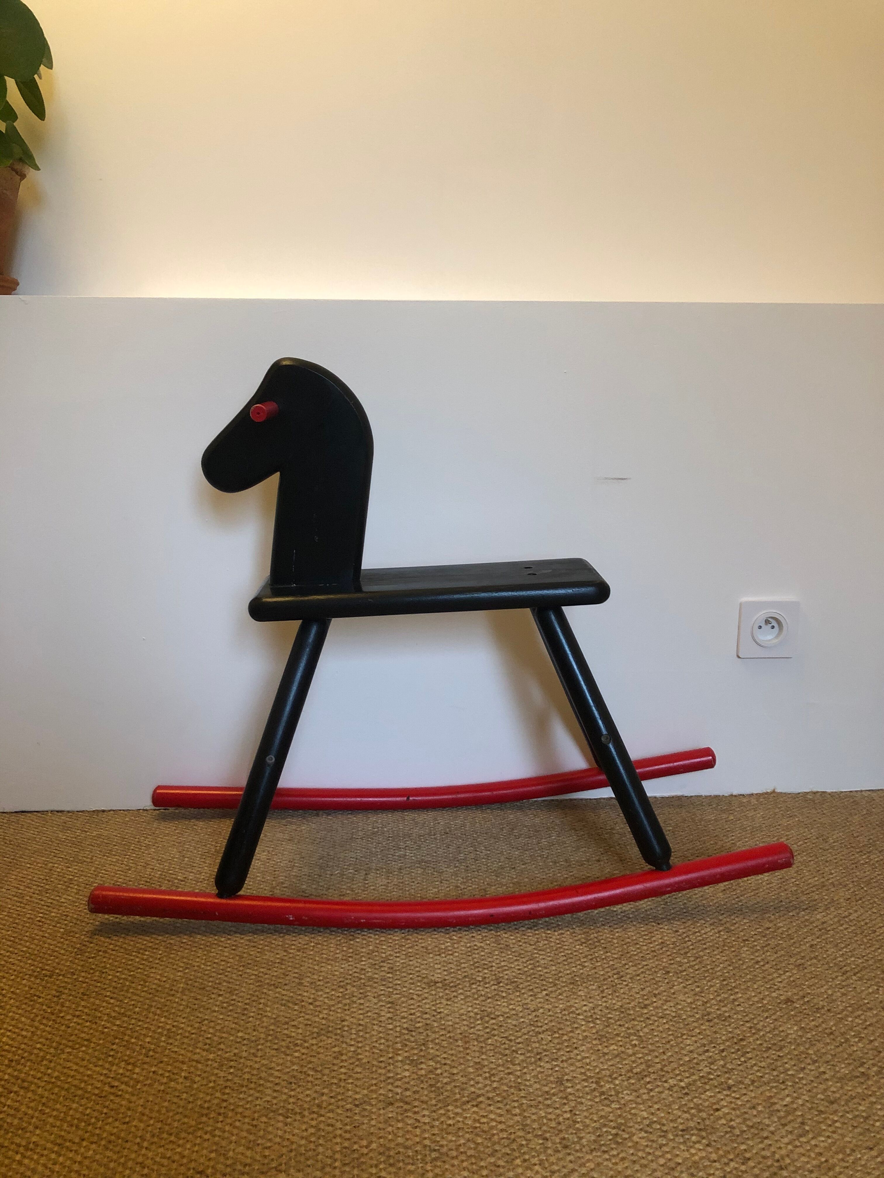 Vintage ikea rocking horse