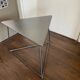 Vintage triangular Niels Gammelgaard Oti 1980s side, coffee table