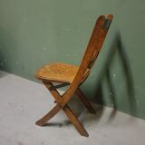Old Venesta Children's Folding Chair, 1st half 20th Century.