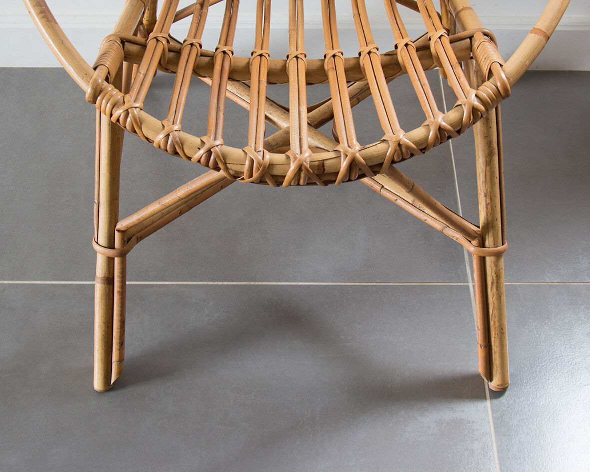 Rattan armchair