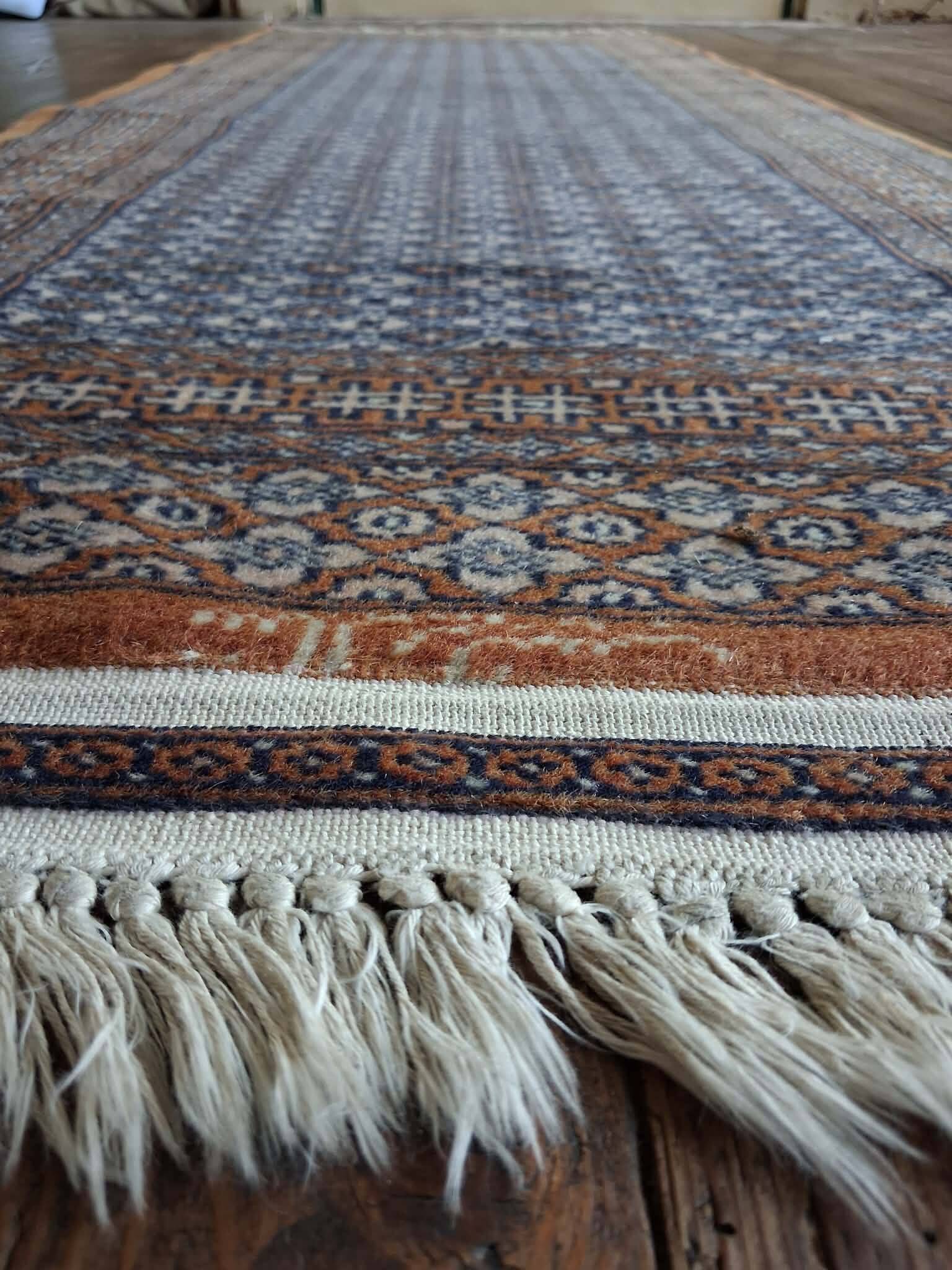 Handmade Pakistani Lahore hallway rug 180x64cm