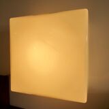 Vintage white glass Lita ceiling lamp