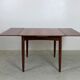 Square dining table in palisander by Lübke, 1960