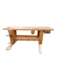 Old solid wood carpenter's workbench