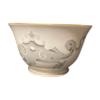 Bol sucrier porcelaine Royal Worcester England XXème