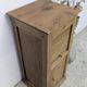 Antique cherry wood curtain bedside table, entrance furniture