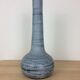 Ceramic vase 1970  signed, blue