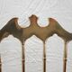 Pair of chiavarine chairs, brass