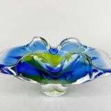 1960's Art Glass Bowl by Josef Hospodka, Czechoslovakia