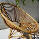 Rattan chair basket