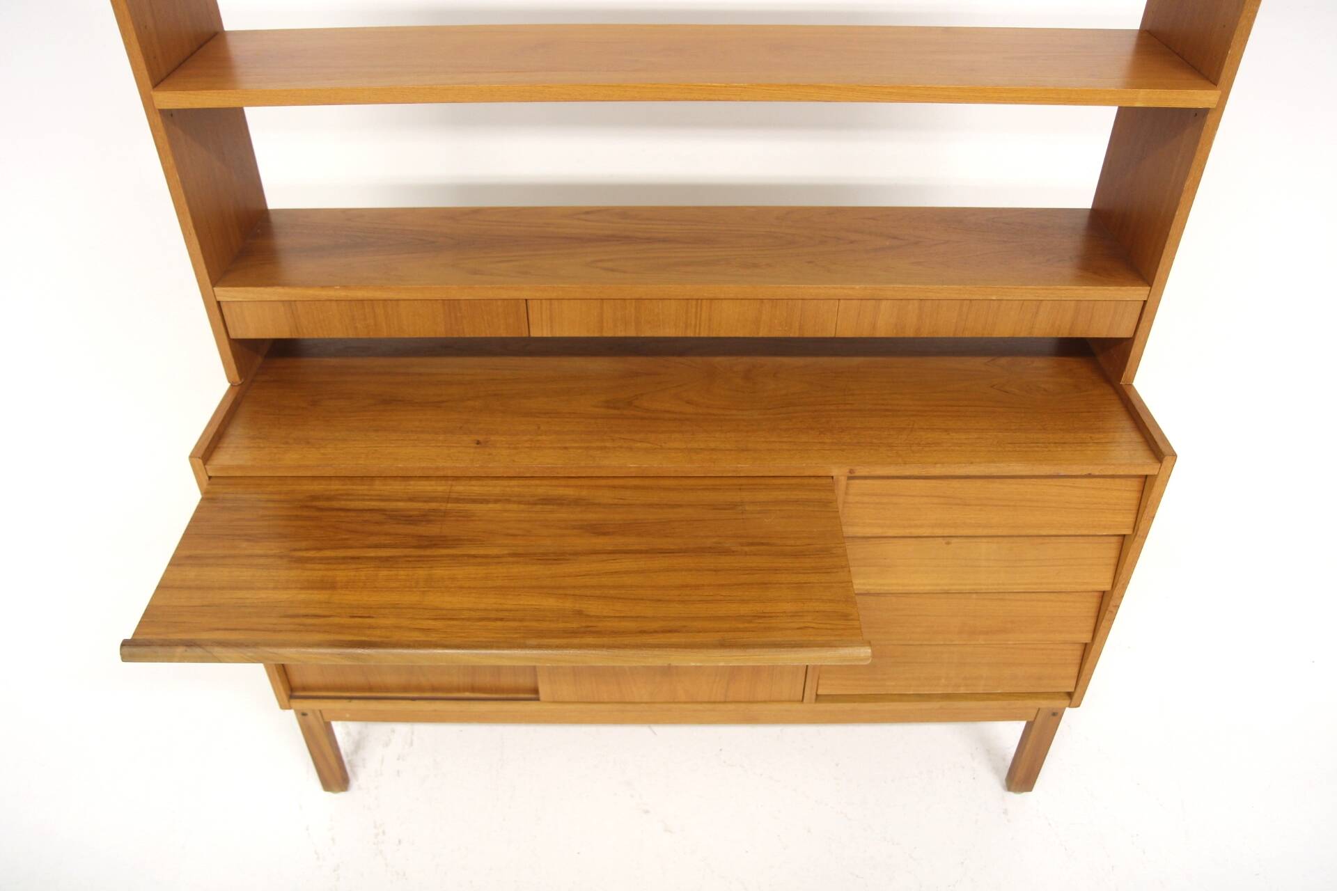 Secrétaire scandinave en teck, Suède, 1960