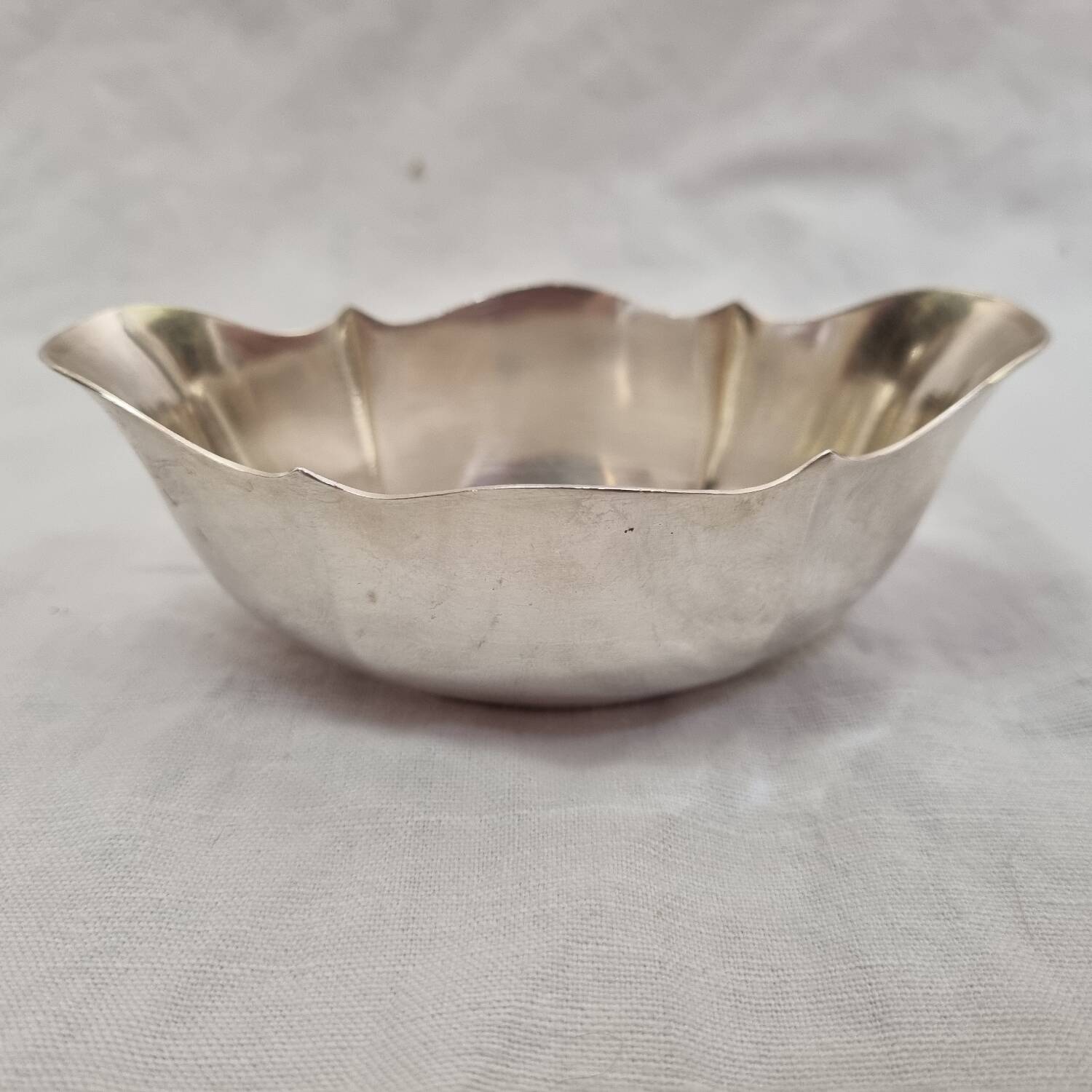 Silver sauce boat