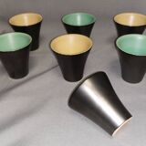 Set of 7 vintage coffee cups 50s 60s