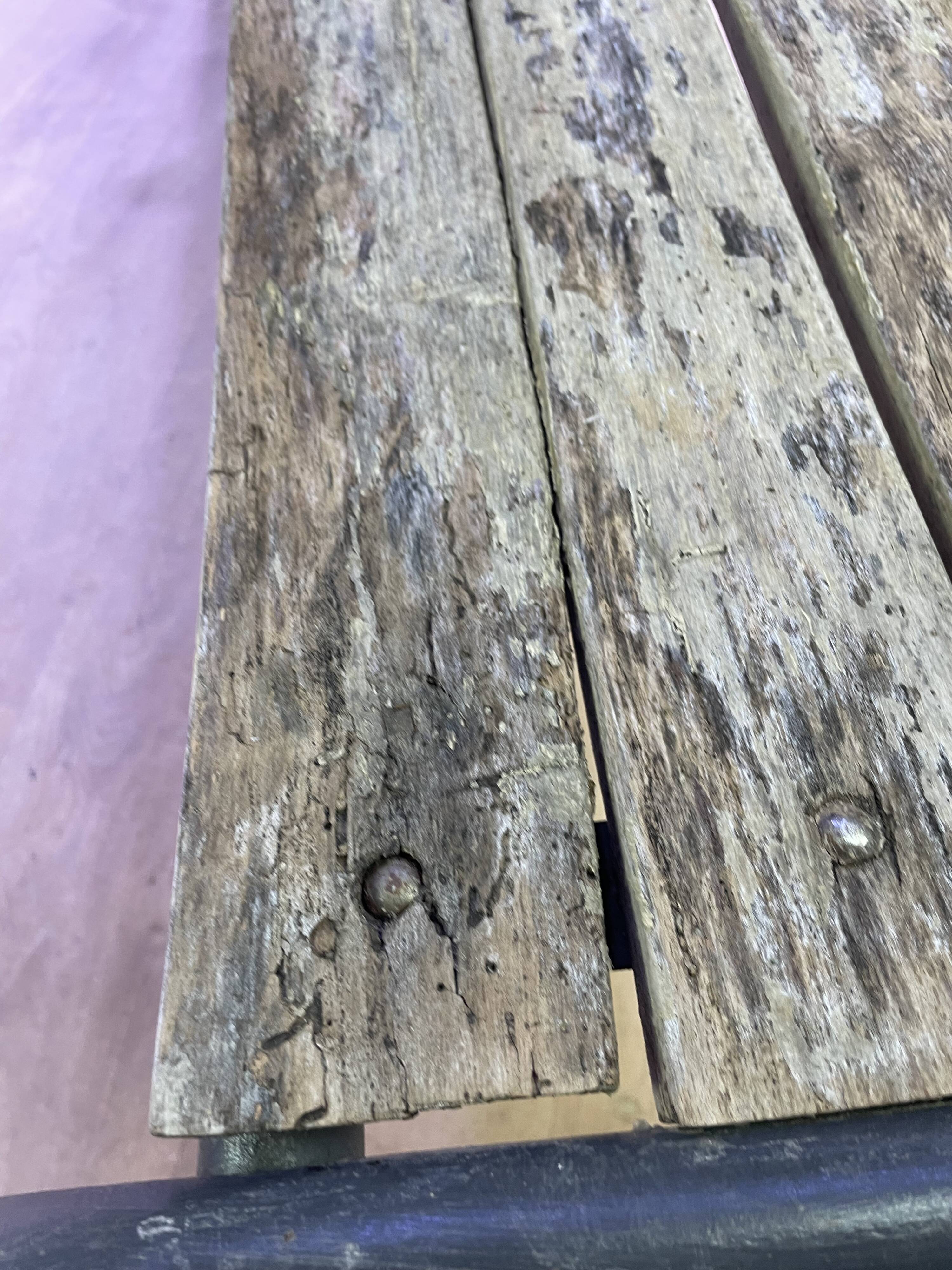 Pair of farm benches