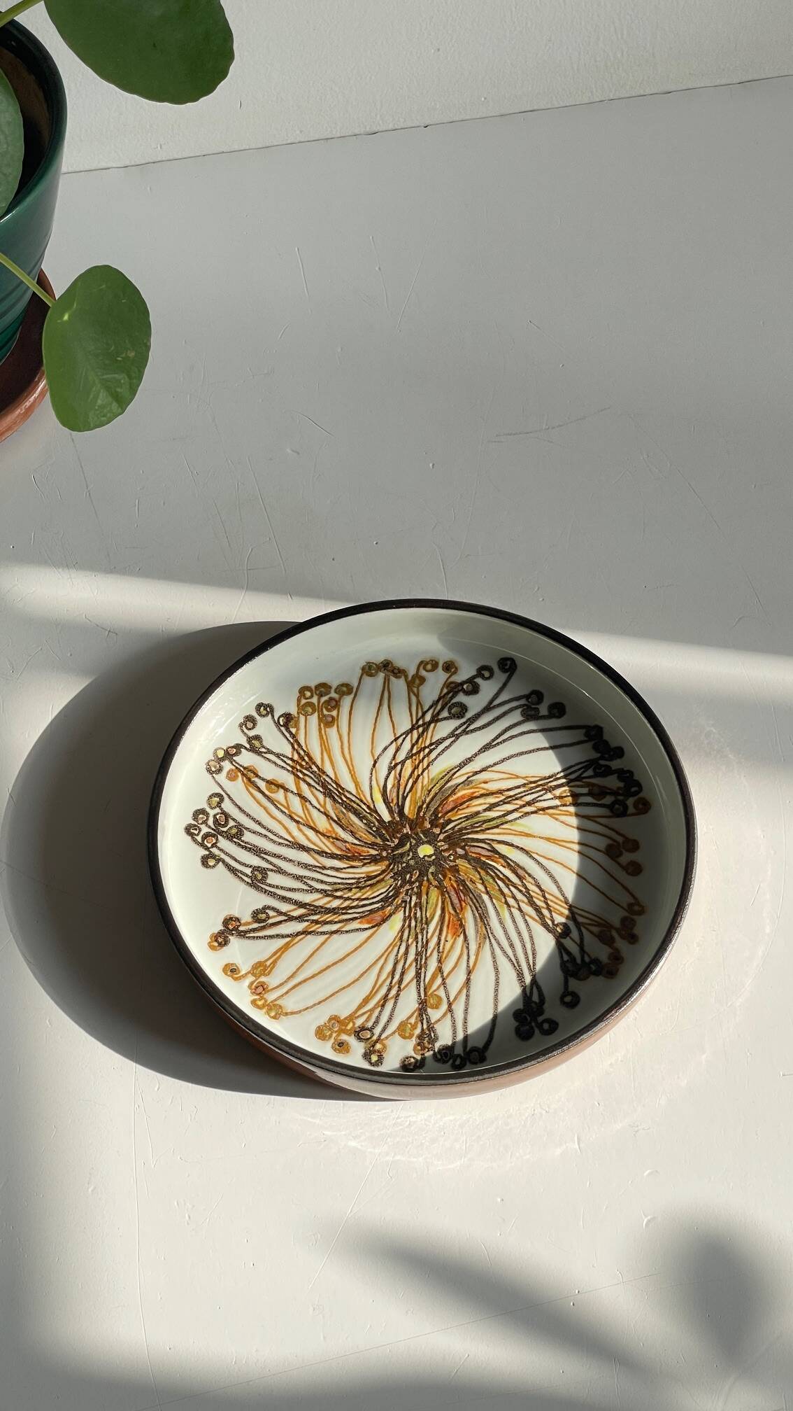 Royal copenhagen ceramic pocket tray by hellen malmer vintage