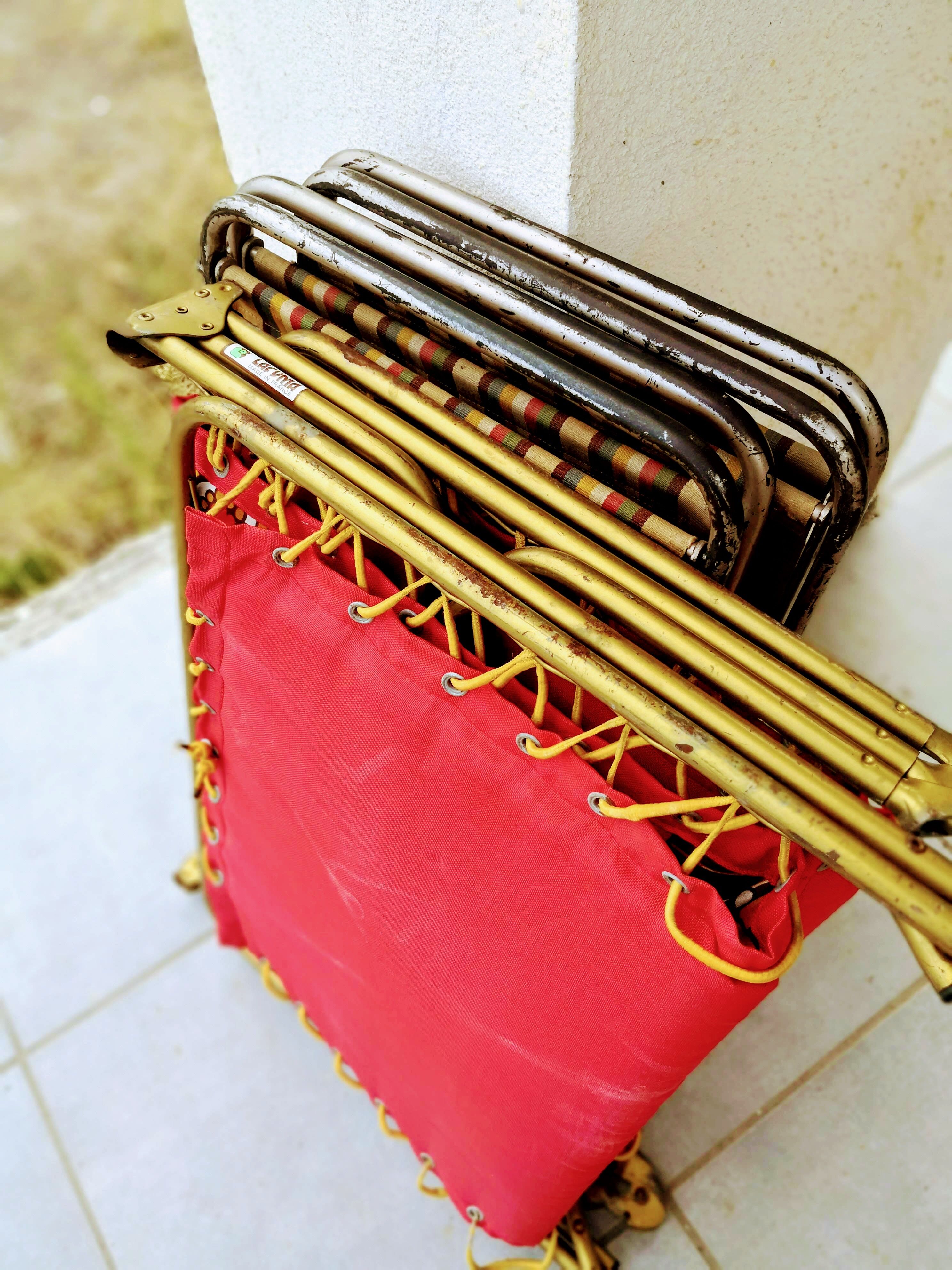 Camp vintage Lafuma bed
