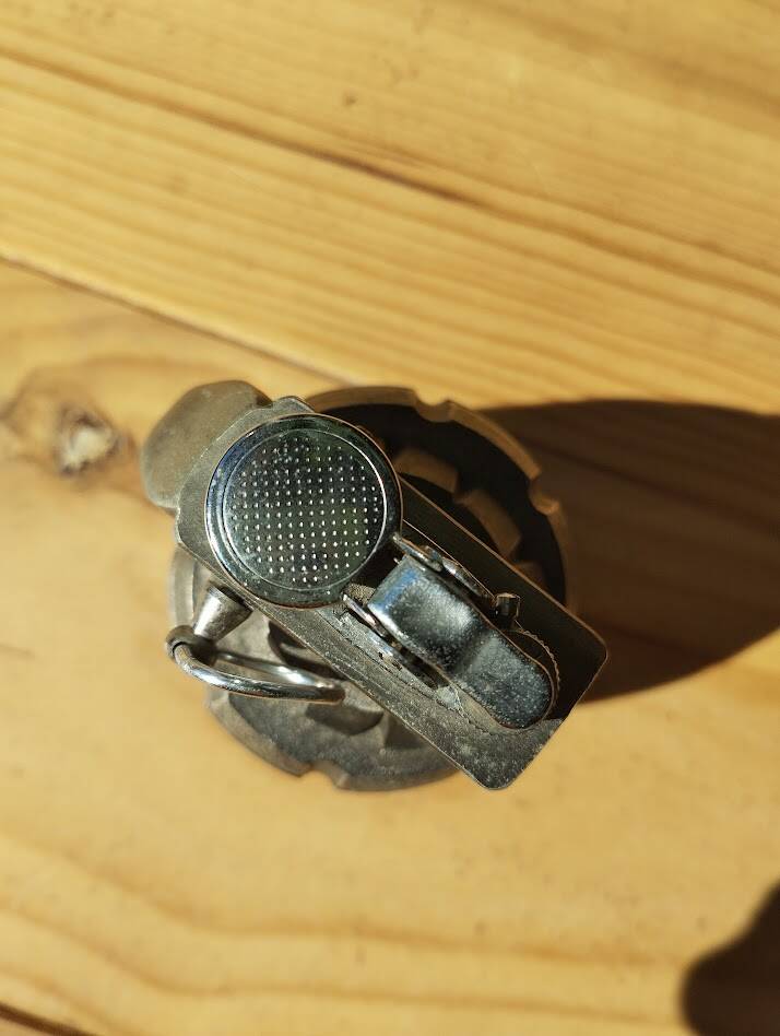 Briquet de table Vintage Grenade "Combat P.G.L." Japan 1950/60 - Complet