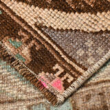 Tapis de porte vintage marron
