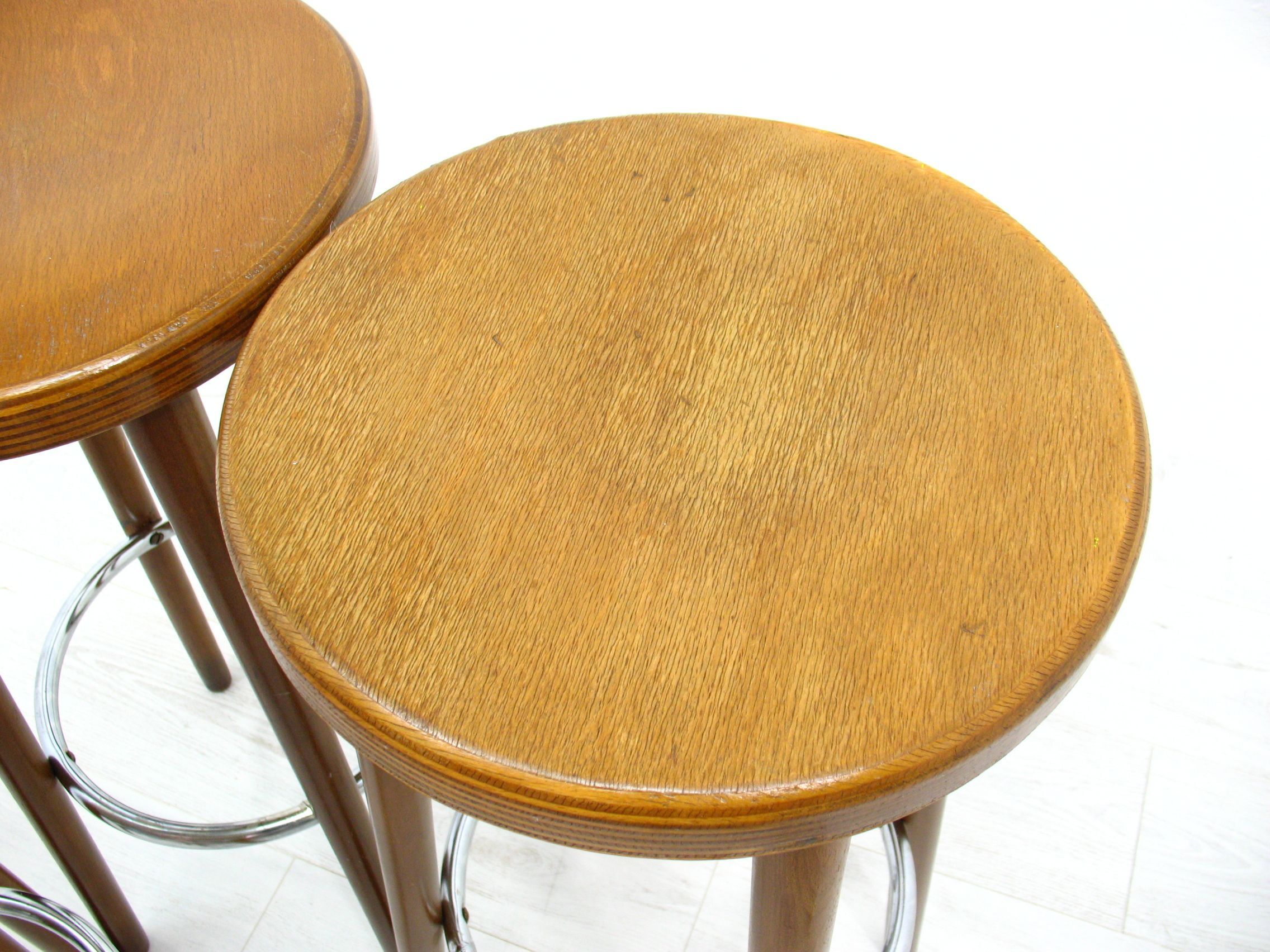 4 bar stools, 1970s