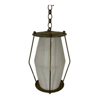 Vintage brass pendant light