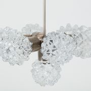 Cut-glass ceiling lamp from Kamenický Šenov, 70s