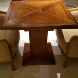 Foldable square table, de grasse