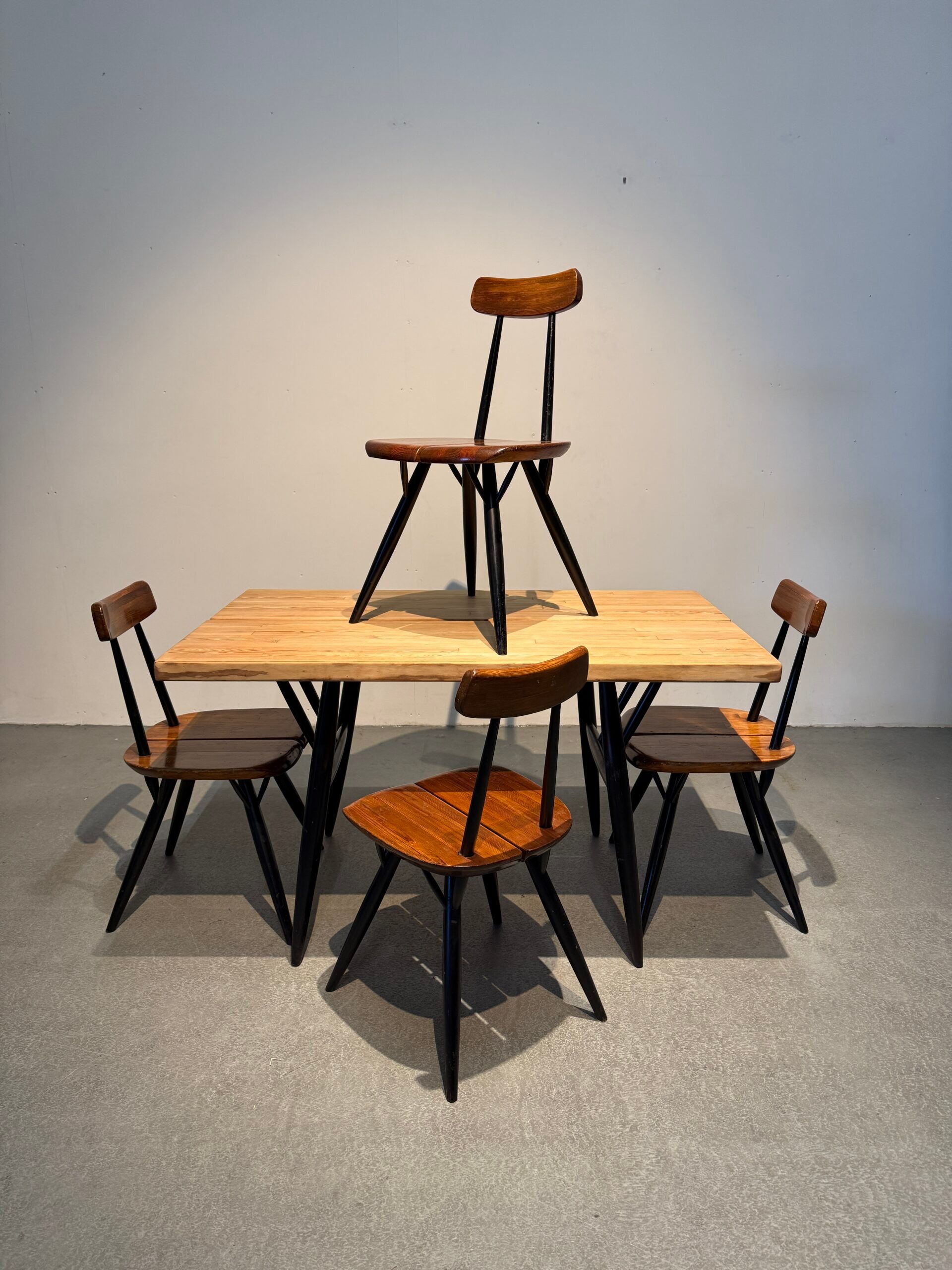 Ensemble de salle à manger Pirkka d'Ilmari Tapiovaara