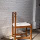6X Chaise de salle à manger scandinave en chêne massif, années 1960